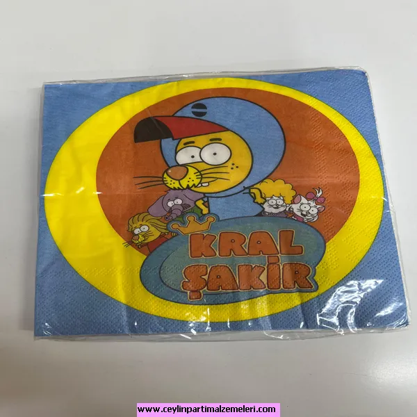 Kral Şakir Temalı Peçete